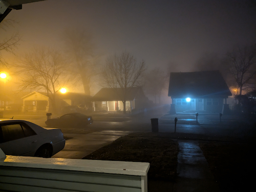 Foggy night
